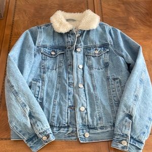 Women’s lined jean jacket